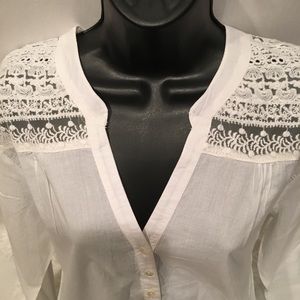 Amanda Blu cotton Henley v neck festival tunic